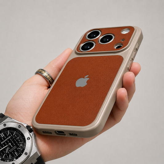 Minimal Aura Leather Finish Case