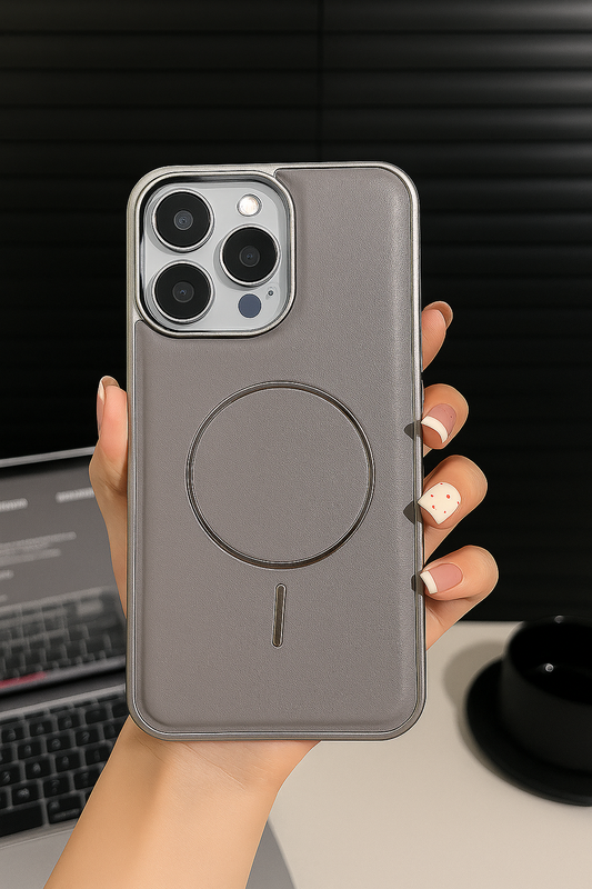 Leather Magnetic Phone Case for iPhone Series