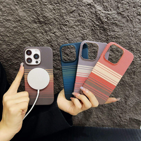 Back Cover Case for iPhone Series – Shockproof Protective Ultimate Luminous Magnetic Fiber Case(Copy)