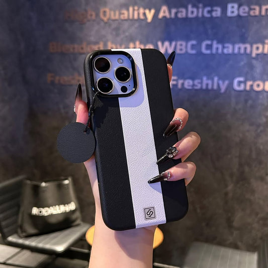 Signature Leather MagSafe Case – Premium Elegance for iPhone Series