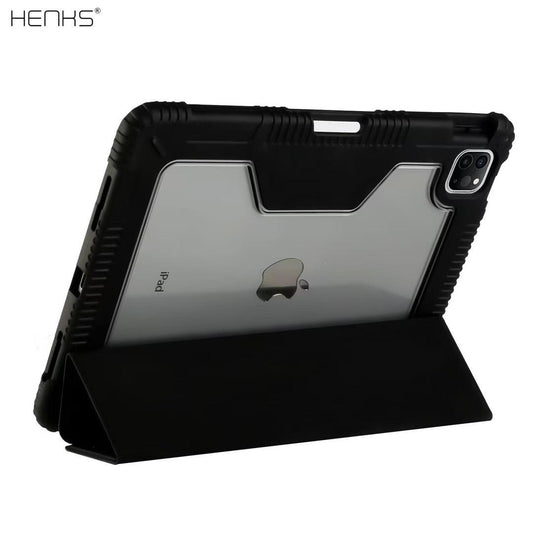 Hybrid Bumper Leather Case for iPad