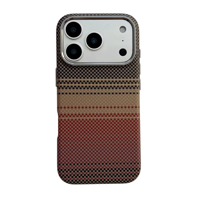 Luxury Carbon Fiber Textured Magnetic for iPhone 16 17 Series