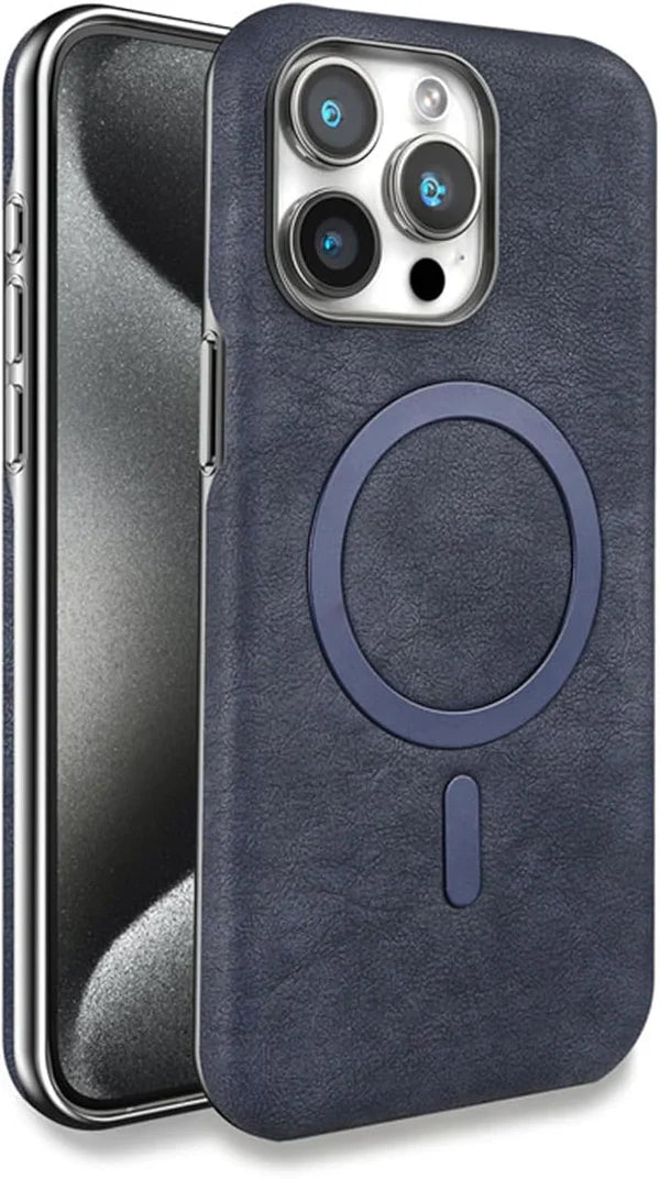 Classic Vintage Leather Magnetic Case for iPhone Series