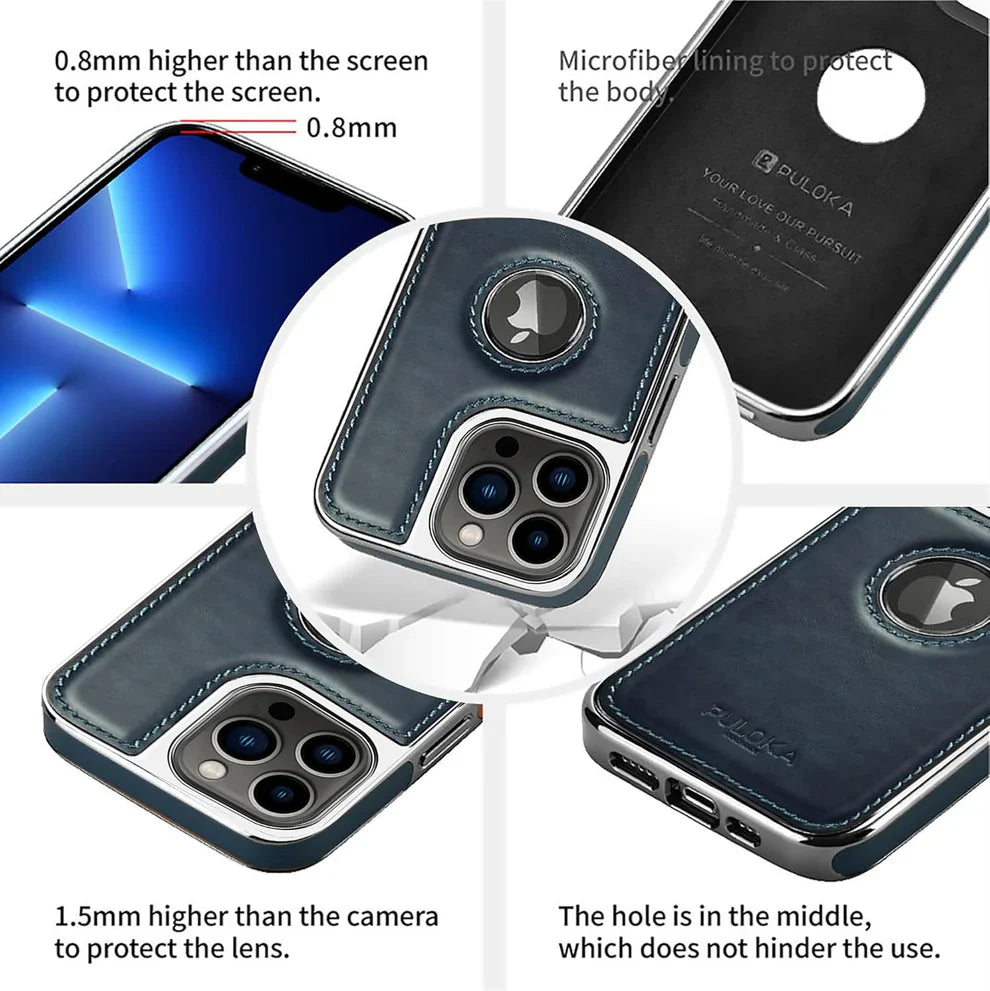 Puloka Classic Vegan Leather iPhone Cover