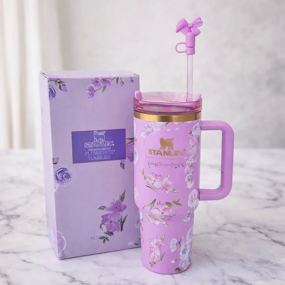 THE STANLEY X LoveShackFancy Flowstate Quencher