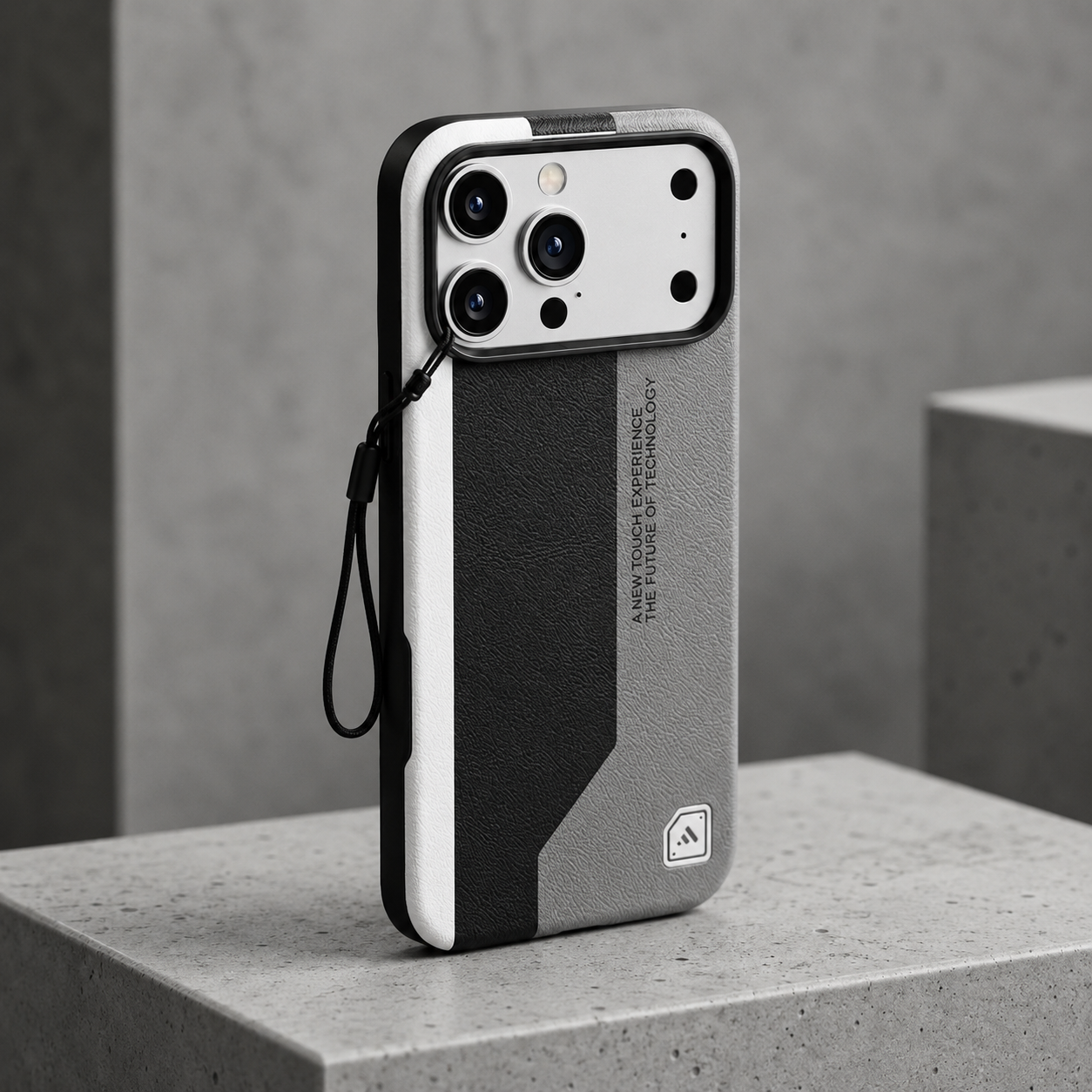 Premium Dual-Tone Shockproof Leather Texture Phone Case