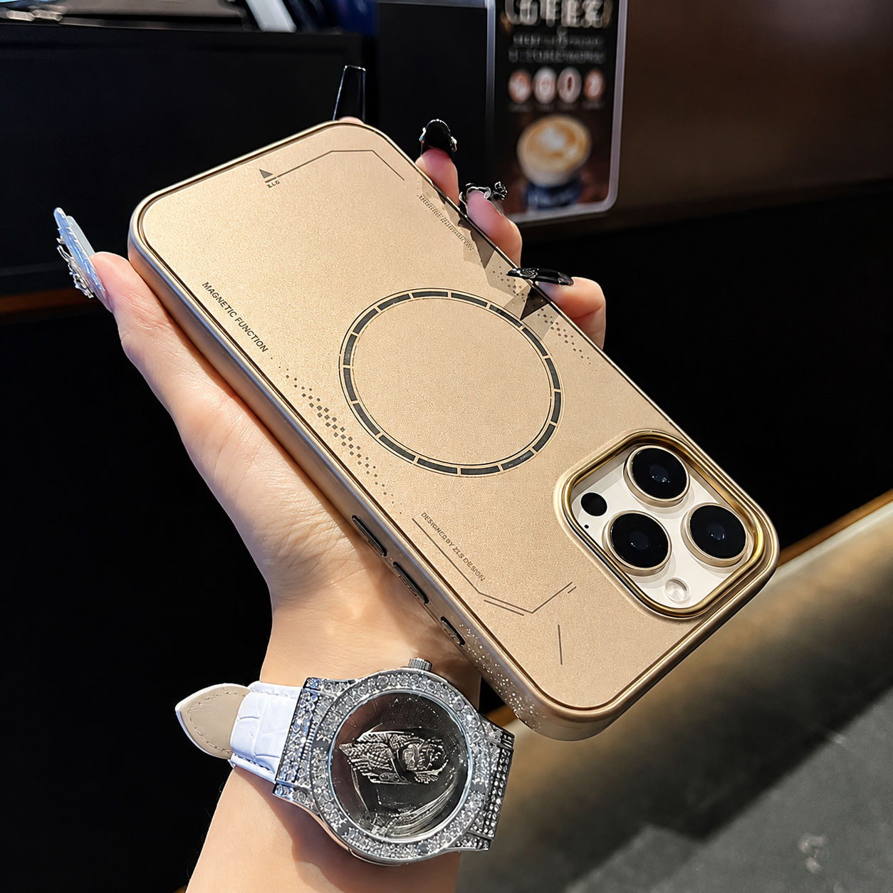 Slim Magnetic Ring for iPhone Series Cover Shockproof Magnet Case