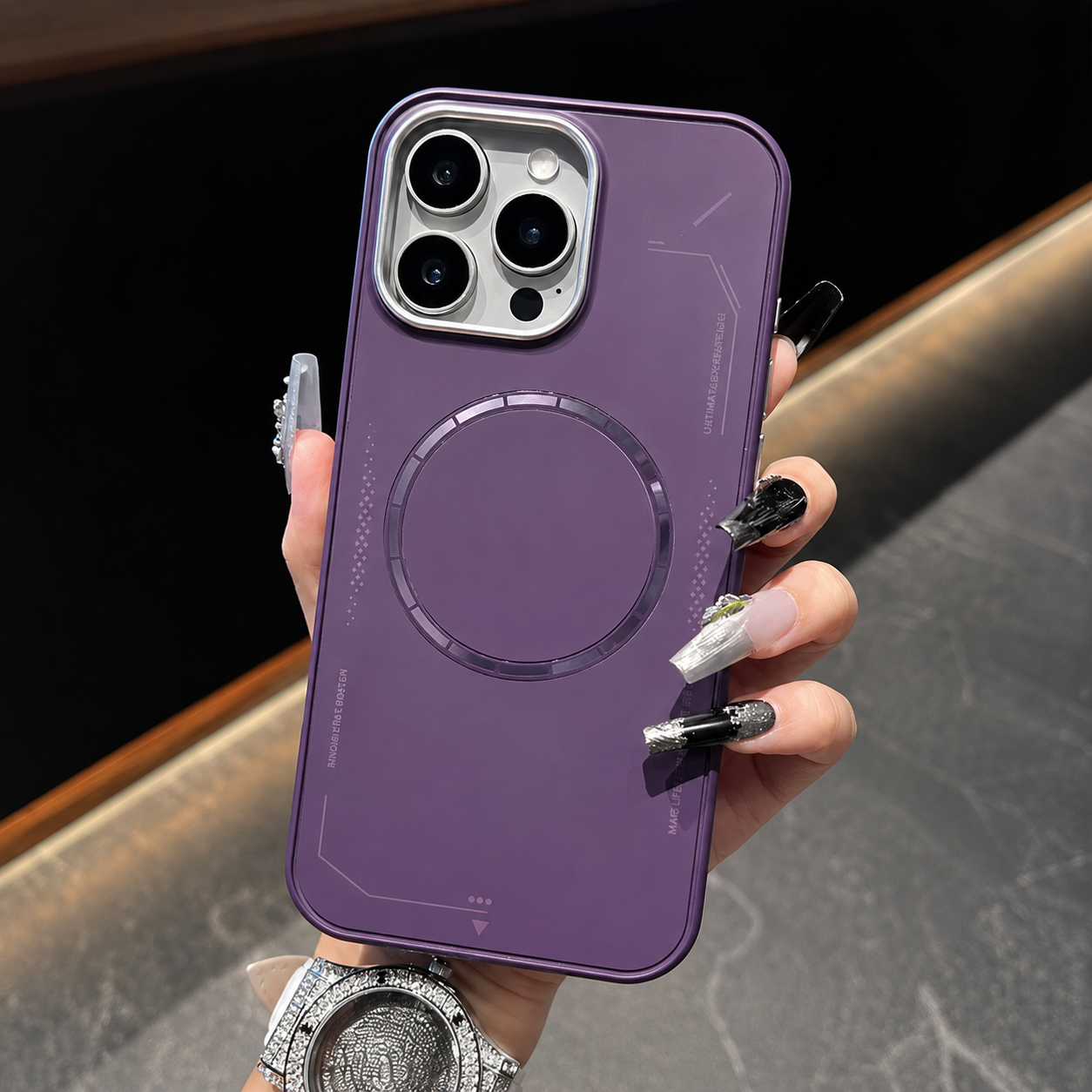 Slim Magnetic Ring for iPhone Series Cover Shockproof Magnet Case