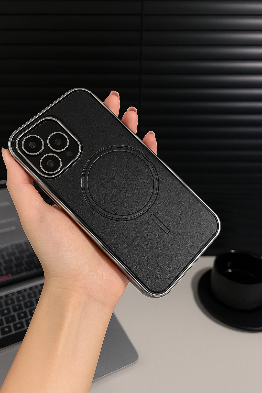 Leather Magnetic Phone Case for iPhone Series