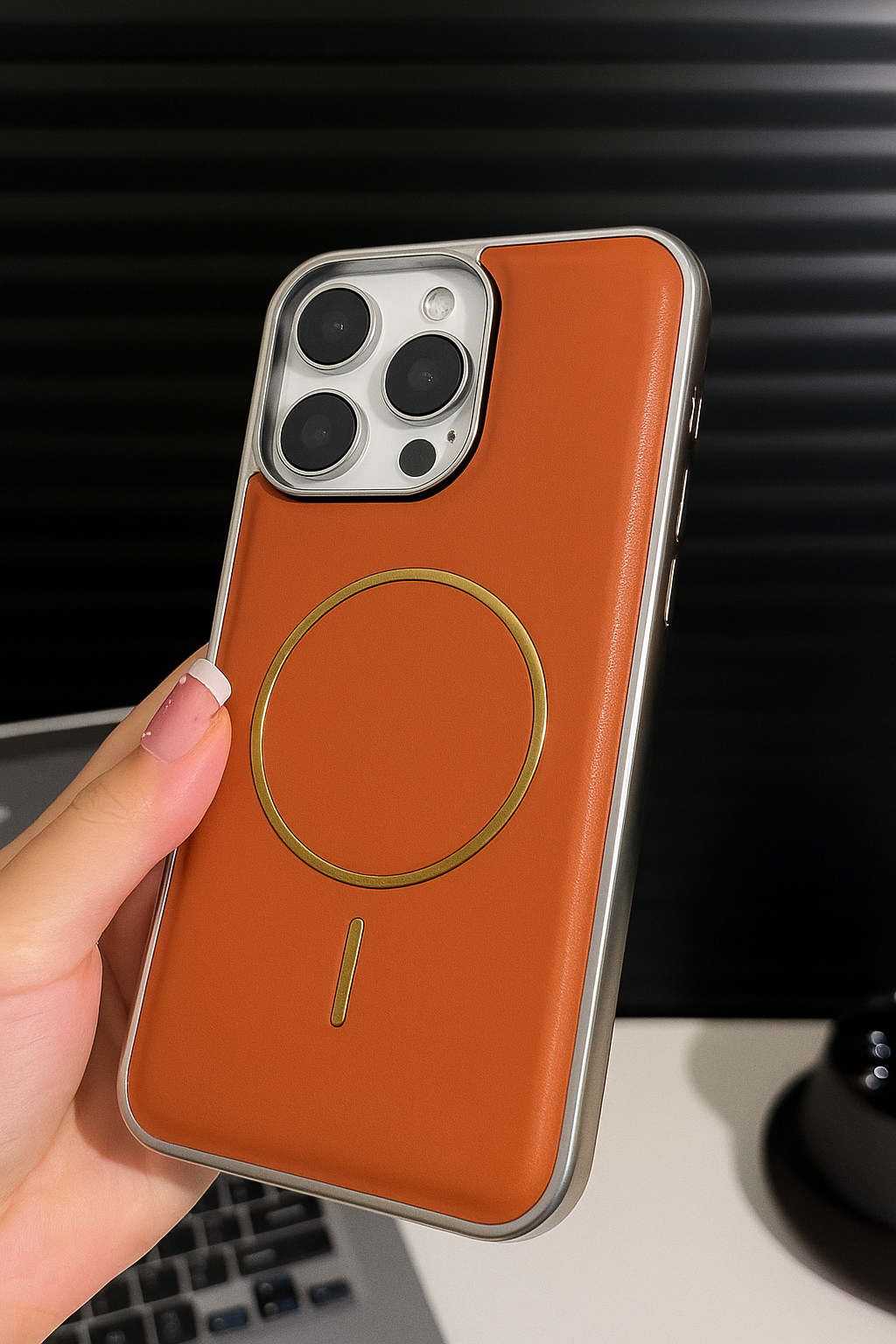 Leather Magnetic Phone Case for iPhone Series