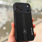 Luxury Leather Mercedes AMG iPhone Case
