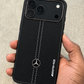 Luxury Leather Mercedes AMG iPhone Case