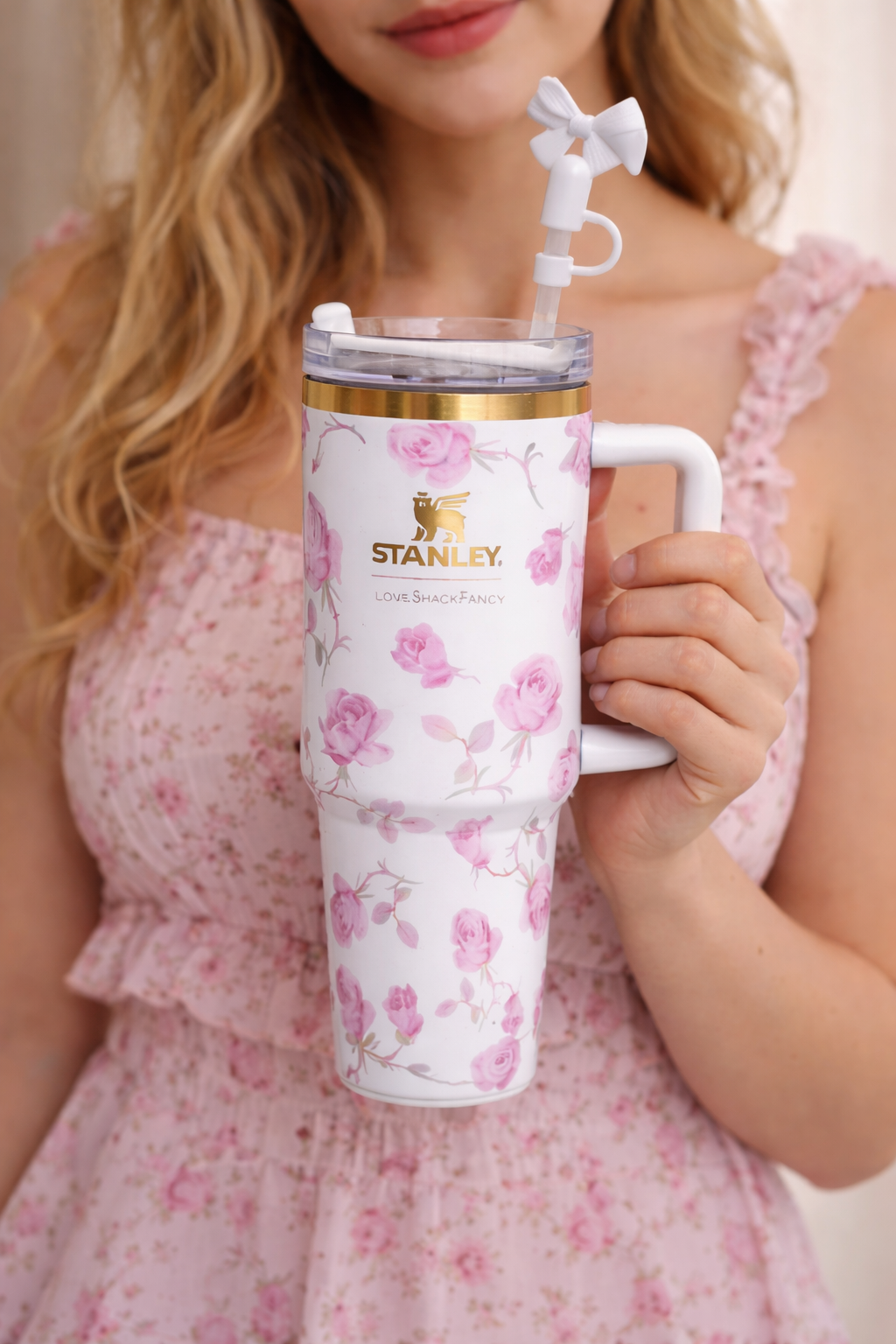 THE STANLEY X LoveShackFancy Flowstate Quencher