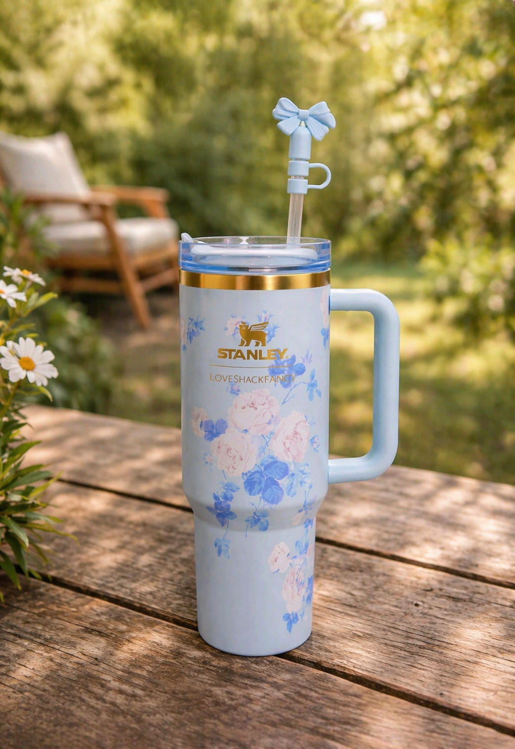 THE STANLEY X LoveShackFancy Flowstate Quencher