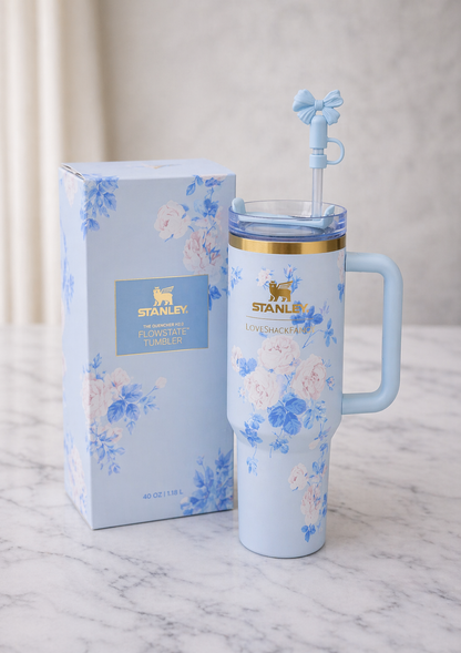 THE STANLEY X LoveShackFancy Flowstate Quencher