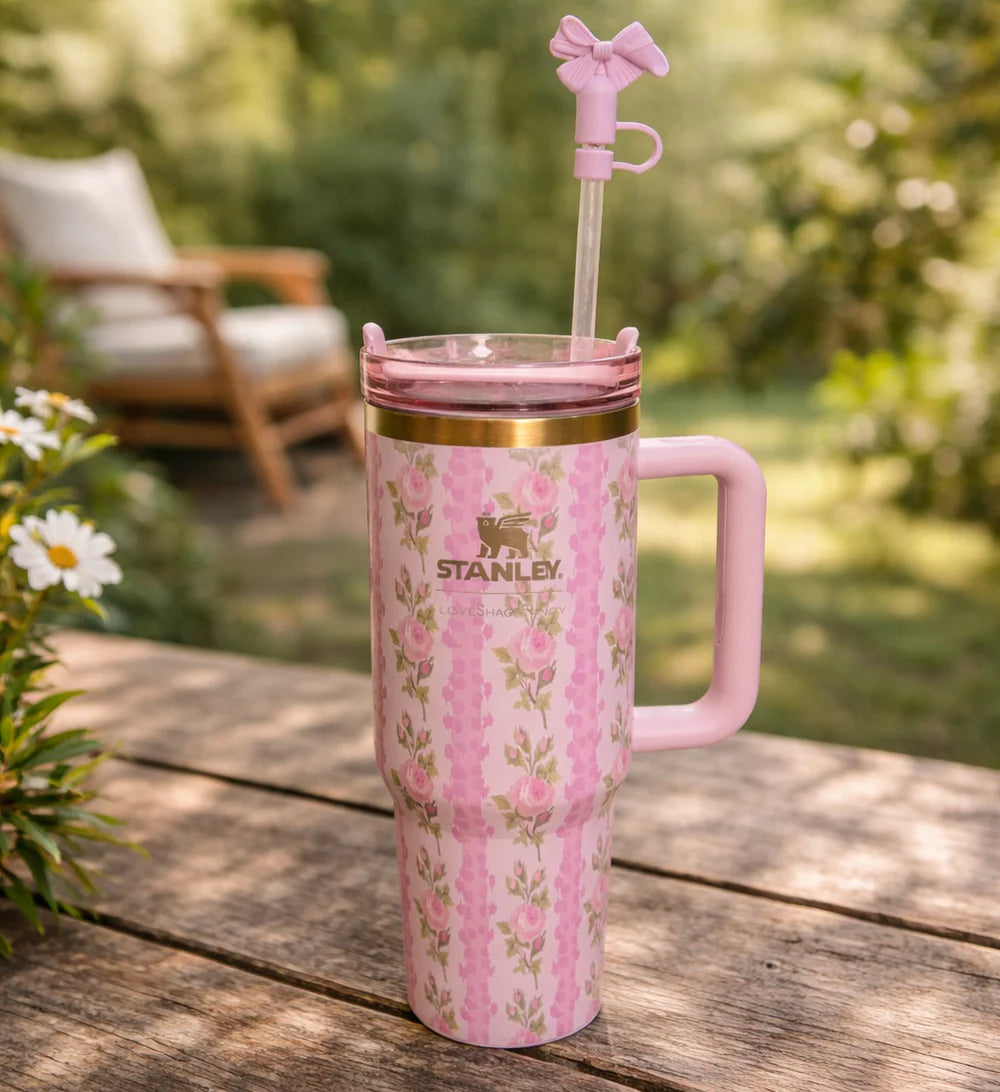 THE STANLEY X LoveShackFancy Flowstate Quencher