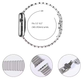 Titanium Bamboo Stainless Steel Detachable Band Man Watch Metal Strap for apple Watch