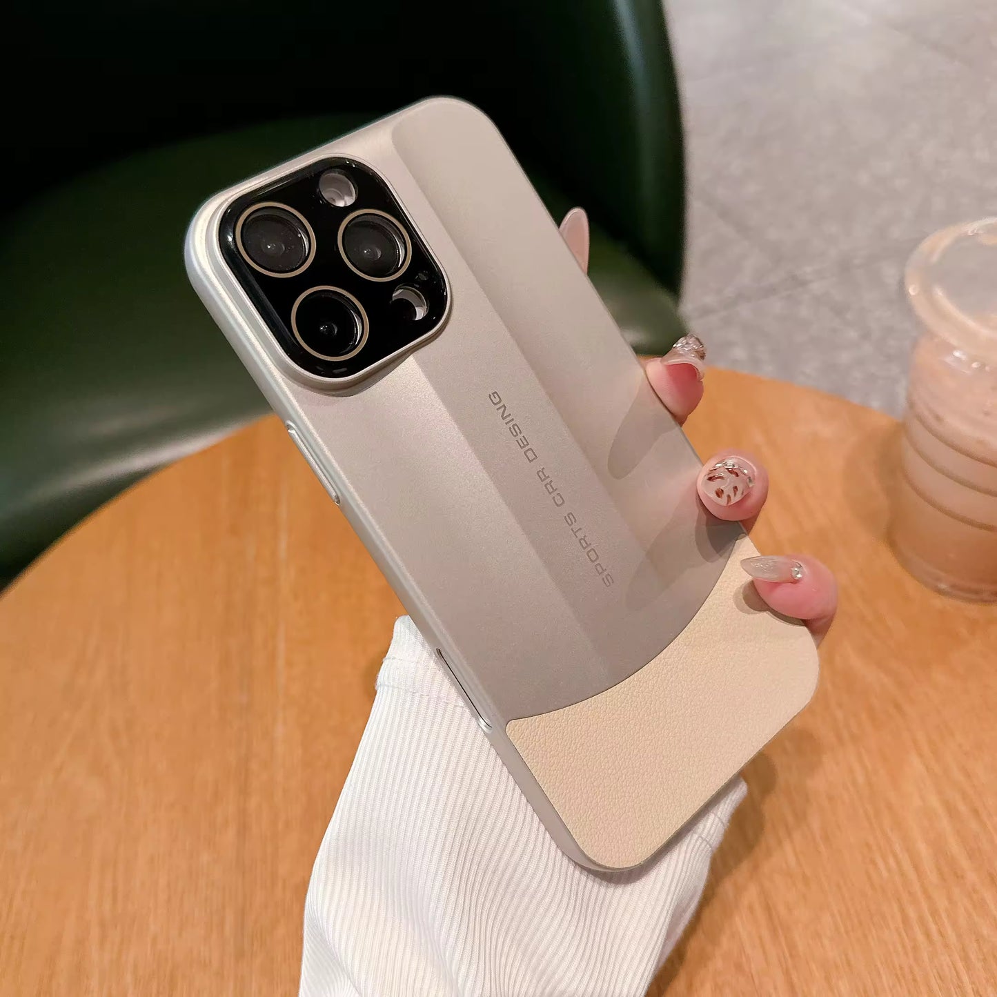 Ultra Slim Phone Case Blade Warrior With Blade Camera Cover PC Hard Phone Cover for iPhone Series