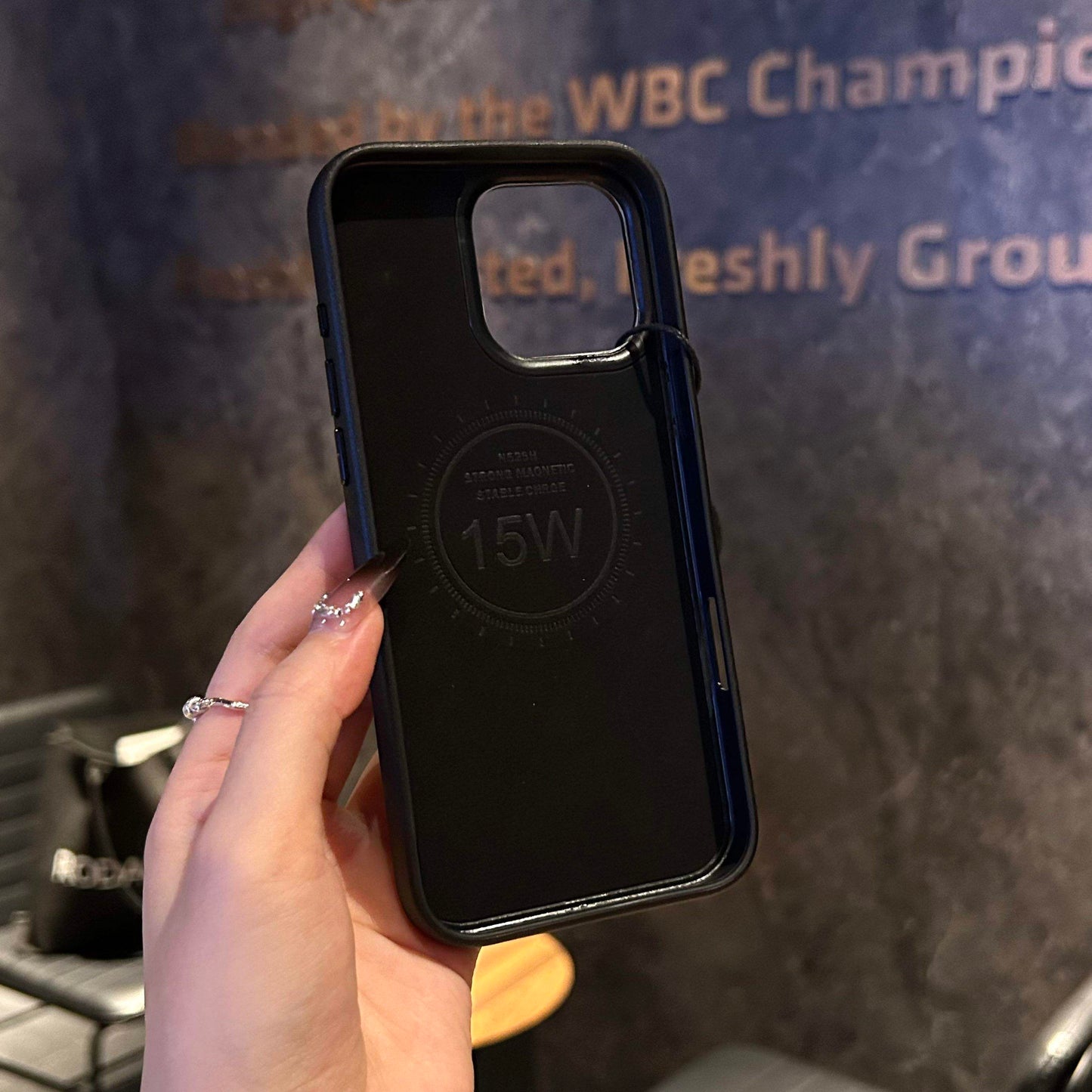 Signature Leather MagSafe Case – Premium Elegance for iPhone Series