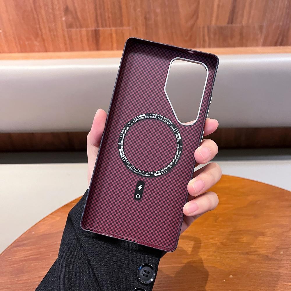 Back Cover Case for Samsung Galaxy S  Series Ultra Shockproof Protective Ultimate Luminous Magnetic Fiber Case