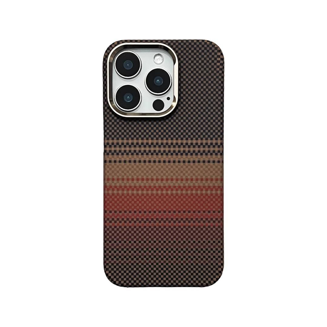 Luxury Carbon Fiber Textured Magnetic for iPhone Series