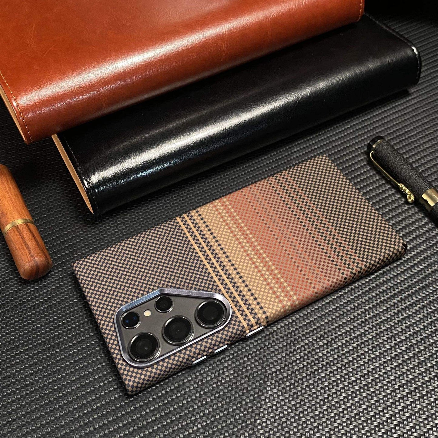 Back Cover Case for Samsung Galaxy S  Series Ultra Shockproof Protective Ultimate Luminous Magnetic Fiber Case