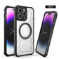 Anti Yellow Clear Bumper Phone Case With Magnet Transparent Armor Phone Case for iphone
