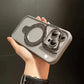Magnetic Double Stand Case for iPhone Integrated Lens Stand Back Cover