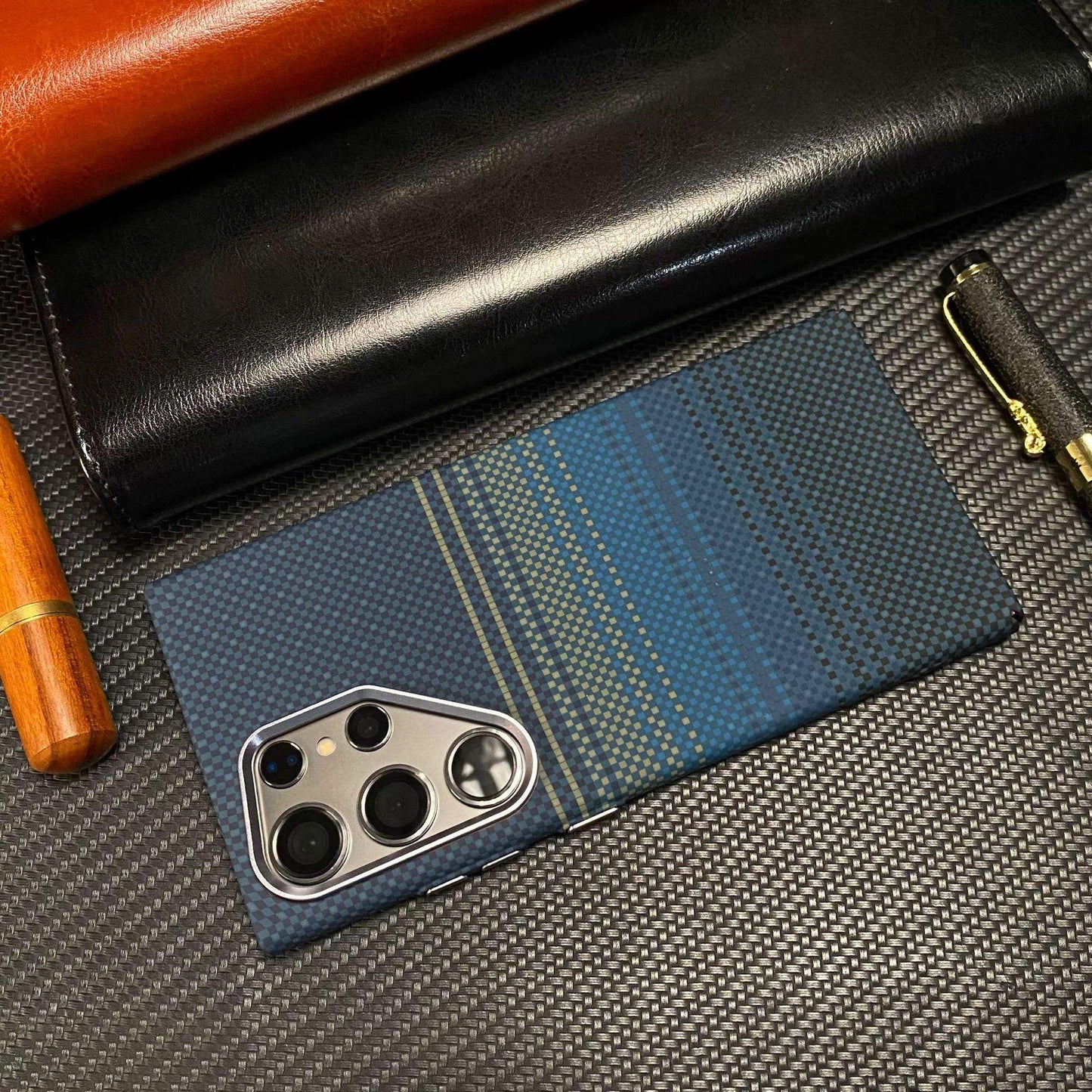 Back Cover Case for Samsung Galaxy S  Series Ultra Shockproof Protective Ultimate Luminous Magnetic Fiber Case