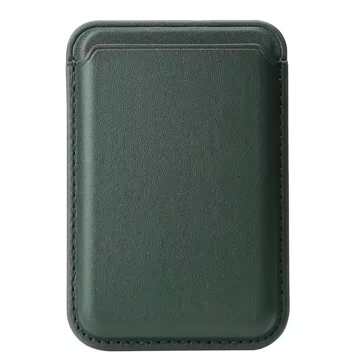 Strong magnet high quality anti-scratched PU leather phone card holder Purse