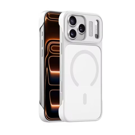 Luxury Frameless Matte Magnetic Phone Case for iPhone 17 16
