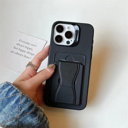 Premium Silicone Phone Case with Kickstand and Card Slot