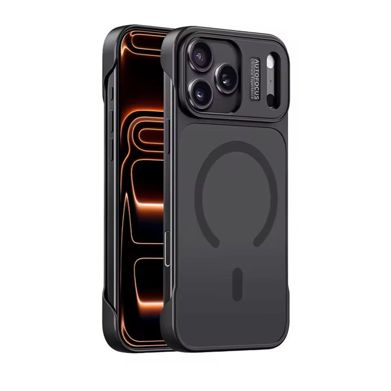 Luxury Frameless Matte Magnetic Phone Case for iPhone 17 16