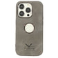 MUGWUMP SLEEK LOOK SUEDE LEATHER CASE WITH LOGO CUT OUT AND CLOTH INSIDE iPHONE SERIES