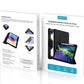 Hybrid Bumper Leather Case for iPad
