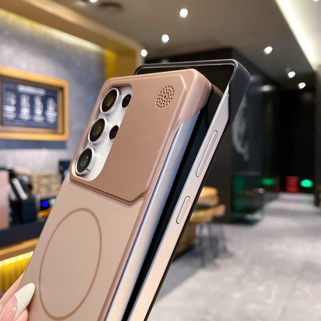 Ultra thin Borderless Magnetic Matte Case For Samsung Series