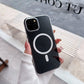 Glossy Wavy Texture Magnetic Wireless Charging Phone Case for iPhone Series