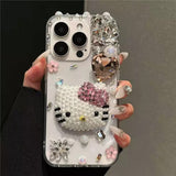 KITTY STONE CASE WITH TOP FINISHING AVAILABLE IN ALL IPHONE MODELS