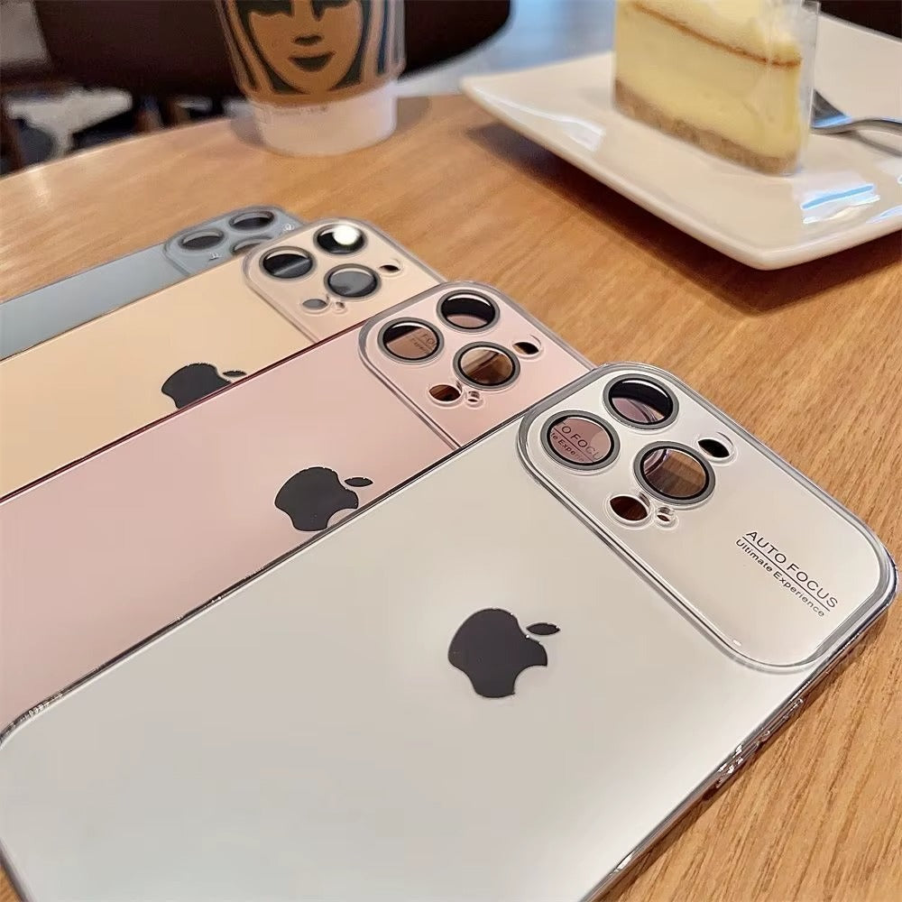 Luxury Autofocus Chromatic Lens Shield Case Cover for iPhone