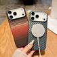Luxury Carbon Fiber Textured Magnetic for iPhone 16 17 Series
