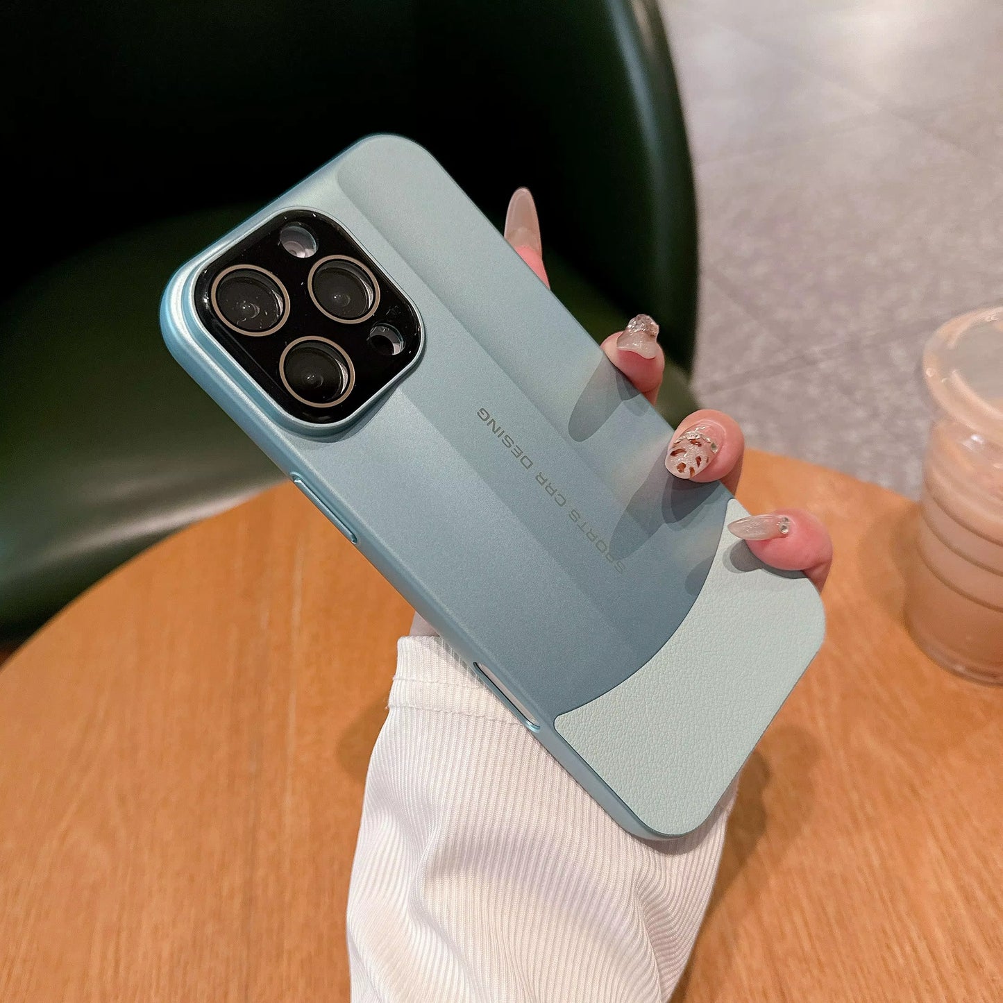 Ultra Slim Phone Case Blade Warrior With Blade Camera Cover PC Hard Phone Cover for iPhone Series