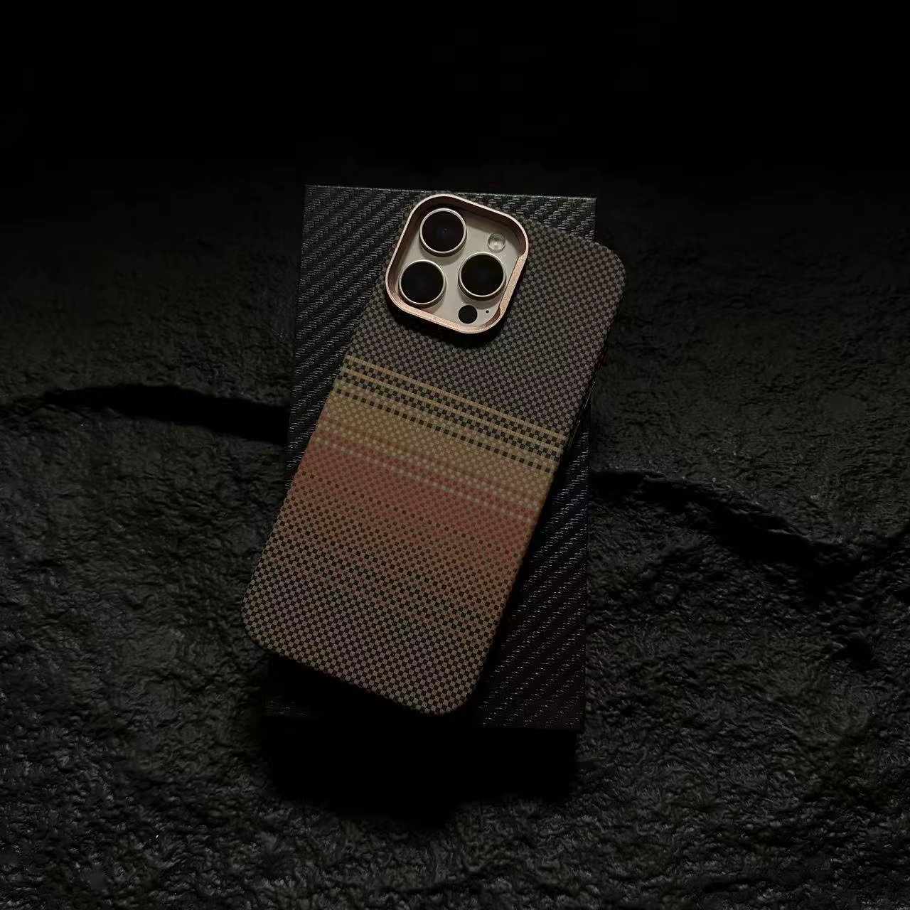Luxury Carbon Fiber Textured Magnetic for iPhone Series