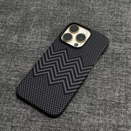 Luxury Carbon Fiber Textured Magnetic for iPhone Series